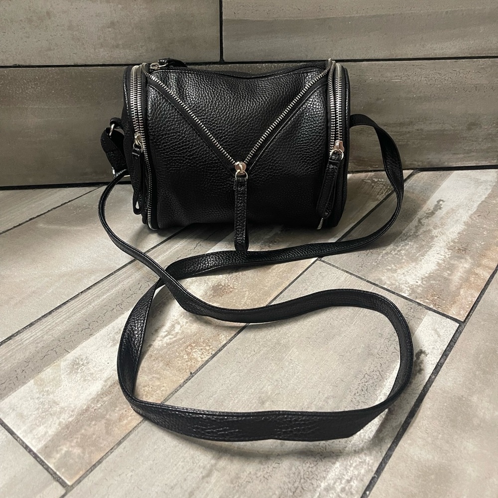 Y2K BONGO grunge goth zipper detail crossbody bag